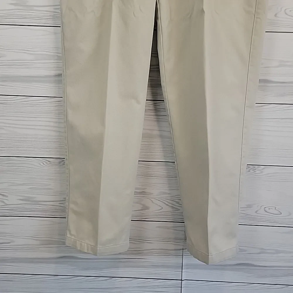 Docker Chino Pants Vintage 90s Pleated Front - Light Tan Mens Size 38